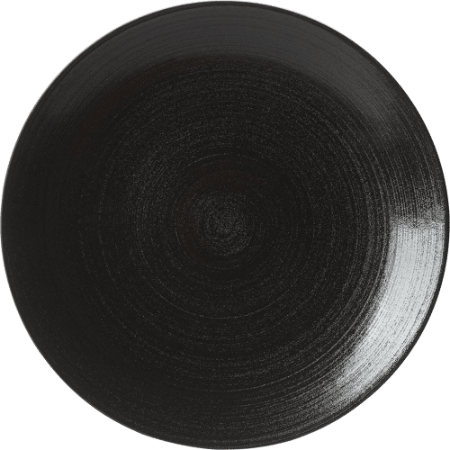 Studio Glaze Black Almost Midnight Fine Bone China Plate