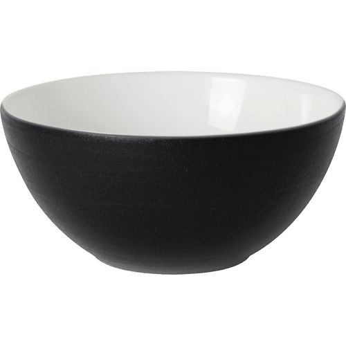 Studio Glaze Black Almost Midnight Fine Bone China Bowl