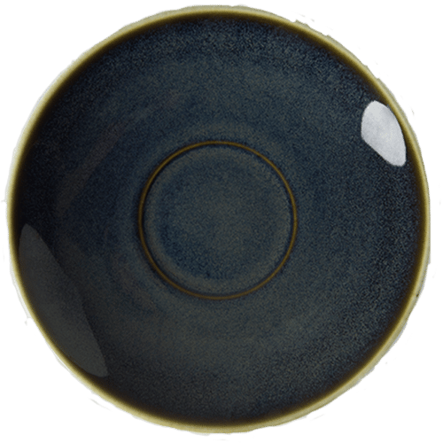 Art Glaze Clouded Smoke Fine Bone China Saucer