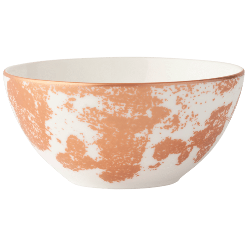 Copper fine bone china bowl