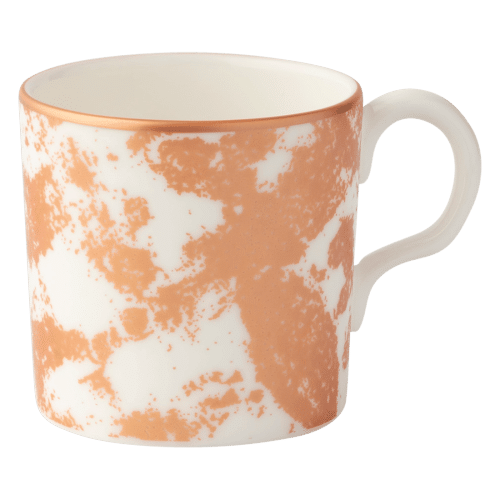 Copper fine bone china coffee cup