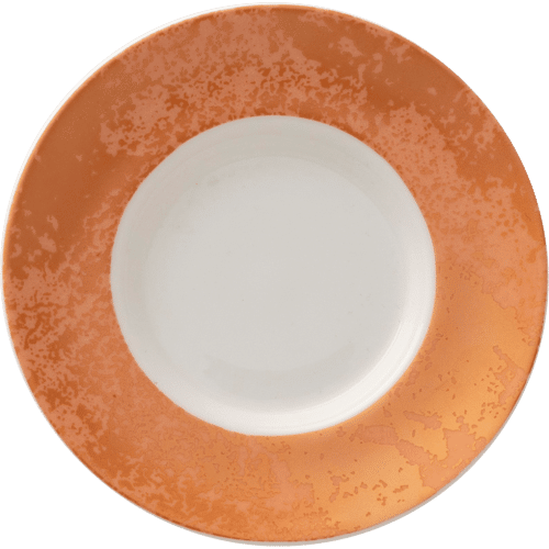 Copper fine bone china coffee saucer