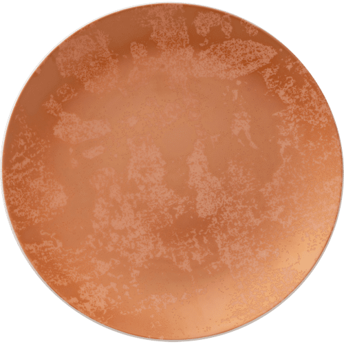 Copper fine bone china plate