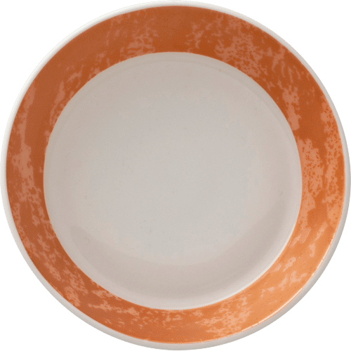 Copper fine bone china dish