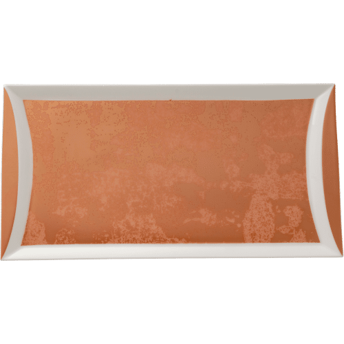 Copper fine bone china tray