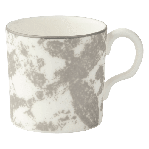 Grey fine bone china coffee cup