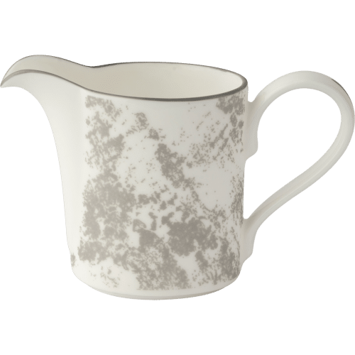 Grey fine bone china cream jug