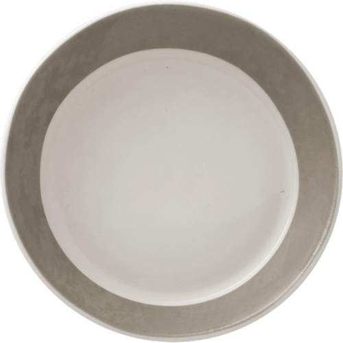 Grey fine bone china dish