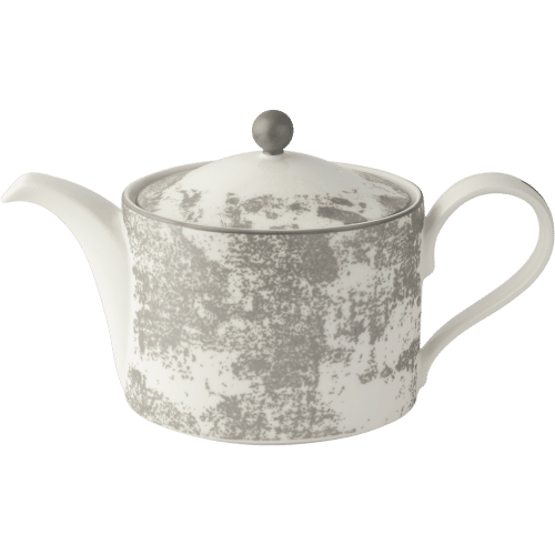 Grey fine bone china teapot
