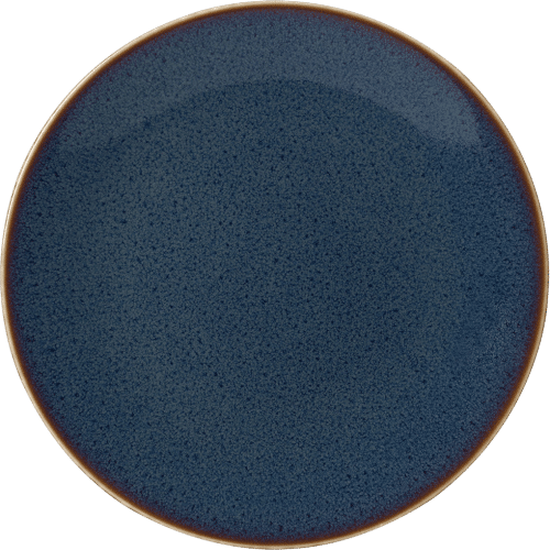 Art Glaze Clouded Smoke Purple Fine Bone China Plate