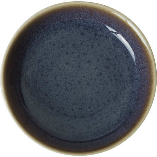 Art Glaze Clouded Smoke Purple Fine Bone China Dish