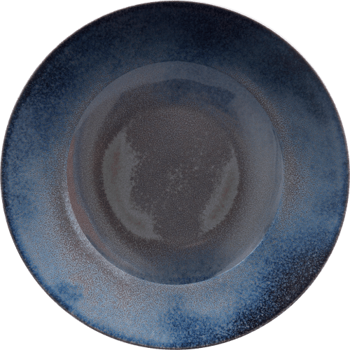 Rebel Blue Fine Bone China Tableware Rimmed Bowl