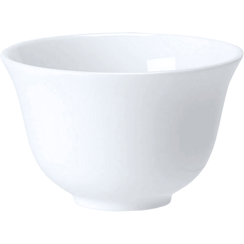 White fine bone china arabic coffee cup