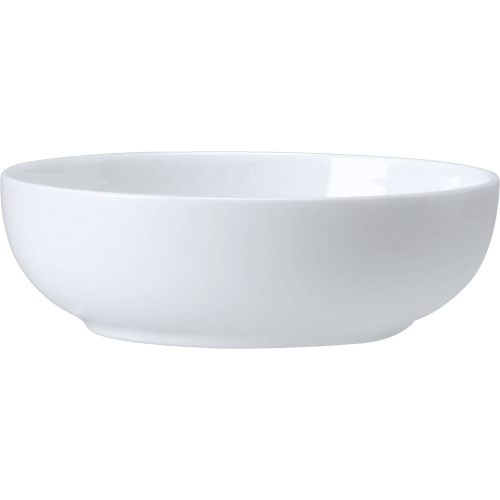 White fine bone china bowl