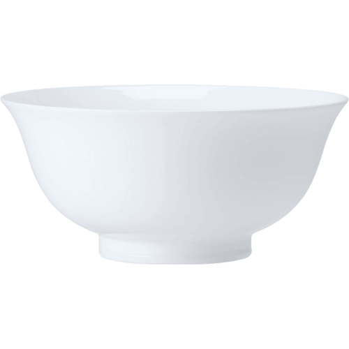 White fine bone china bowl