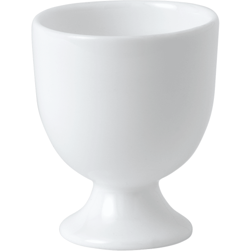 White fine bone china egg cup