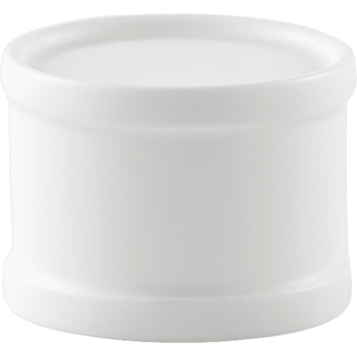 White fine bone china presentation drum