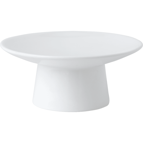 White fine bone china presentation pedestal