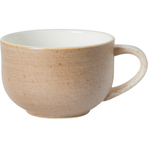 Fine bone china classic vanilla teacup