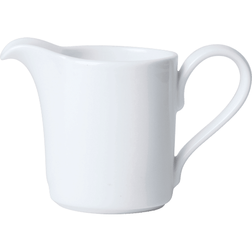 White fine bone china cream jug