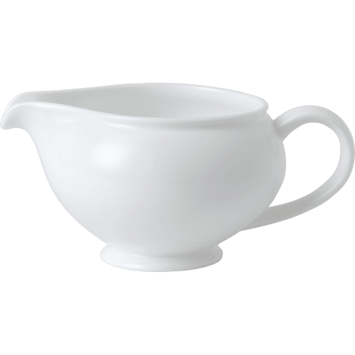 White fine bone china cream jug