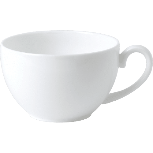 White fine bone china tea cup