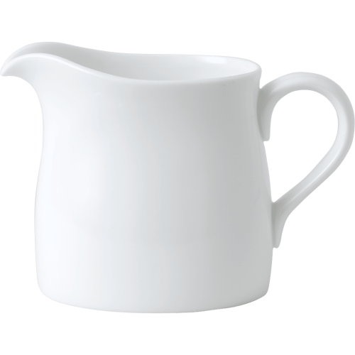 White fine bone china cream jug