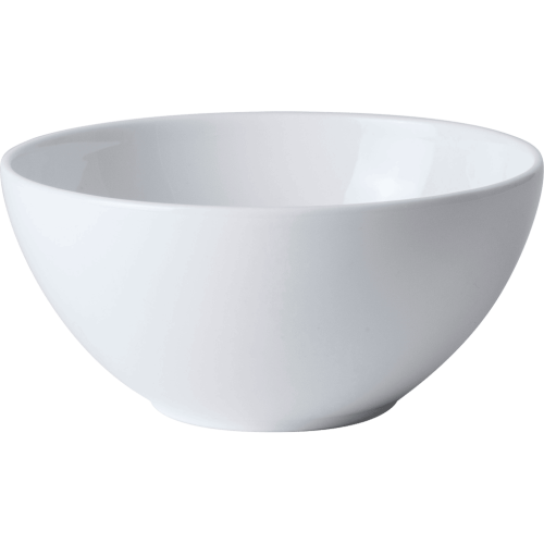 White fine bone china bowl