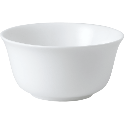 White fine bone china sugar bowl