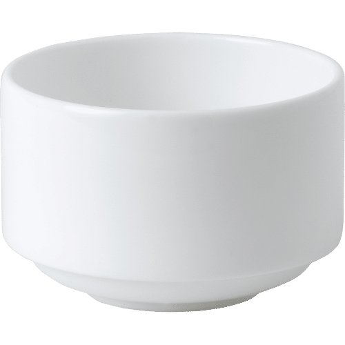 White fine bone china olive bowl