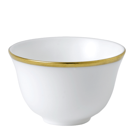 Accentuate White and Gold Fine Bone China Arabic Coffee Cup