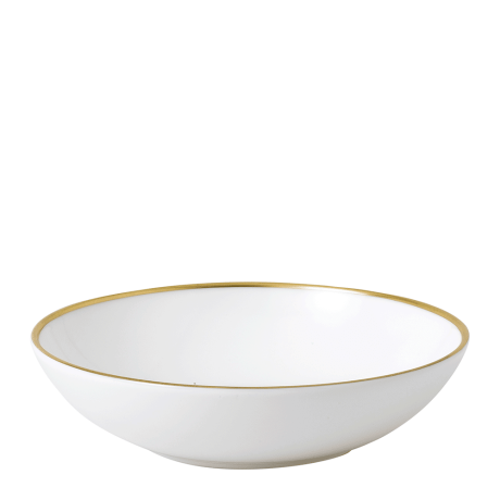 Accentuate White and Gold Fine Bone China Bowl