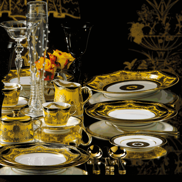 Amber Palace Fine Bone China Tableware Dining Setting