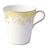 arboretum mug fine bone china tableware white and gold