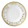 Arboretum White and Gold Dinner Plate Fine Bone China