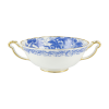 aves blue and white fine bone china cream soup cup