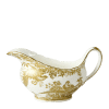 Aves Gold fine bone china sauce boat