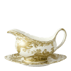 Aves Gold fine bone china sauce boat