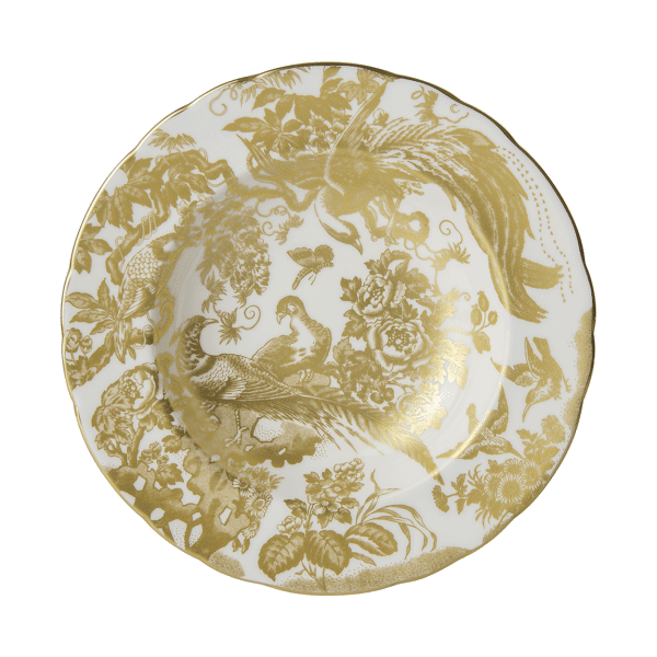 Aves Gold fine bone china rim soup bowl