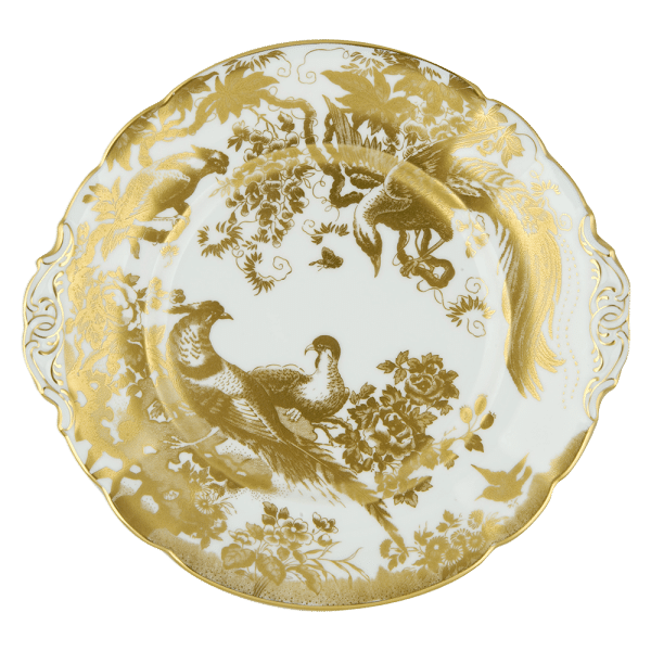 Aves Gold fine bone china bread and butter plate