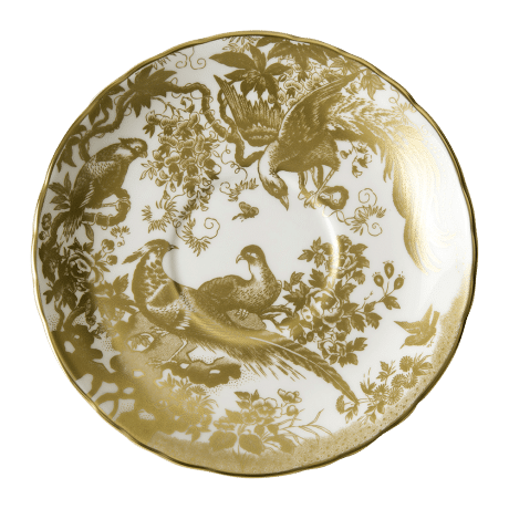 Aves Gold Fine Bone China Tableware Plate