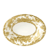 Aves Gold fine bone china open vegetable dish
