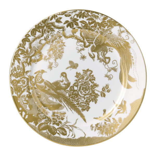 Aves Gold fine bone china service plate
