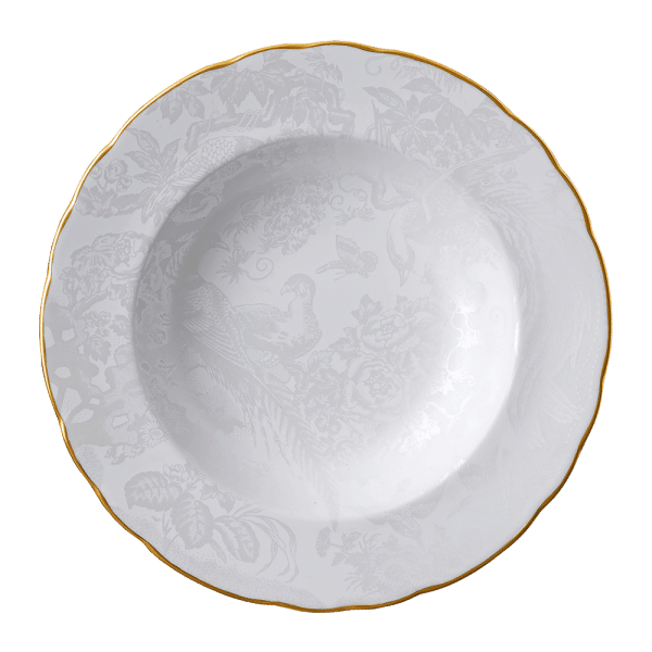 Aves Pearl Fine Bone China Rim Soup Bowl