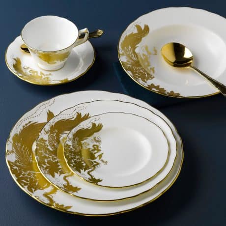 Aves Gold Motif Build A Dinner Service Product Image