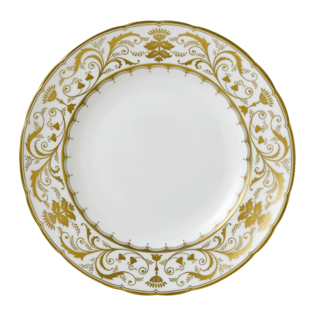 Darley Abbey White Fine Bone China Dinner Plate