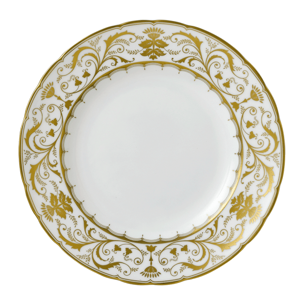 Darley Abbey White Fine Bone China Dinner Plate