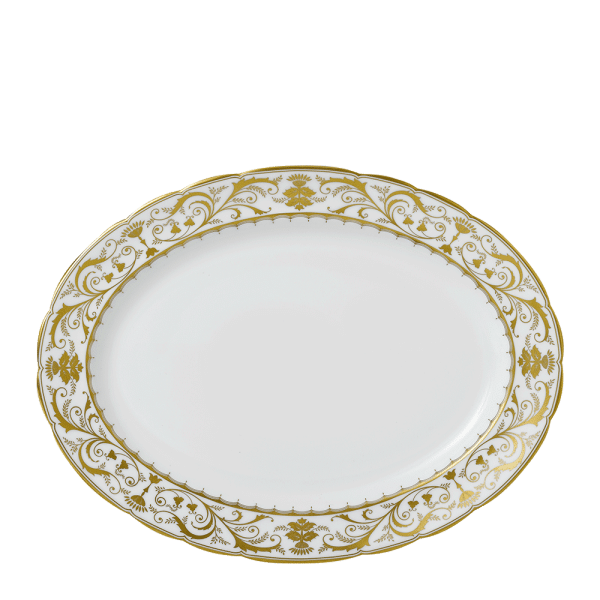Darley Abbey White Fine Bone China Oval Platter