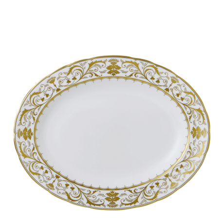 Darley Abbey White Fine Bone China Oval Platter