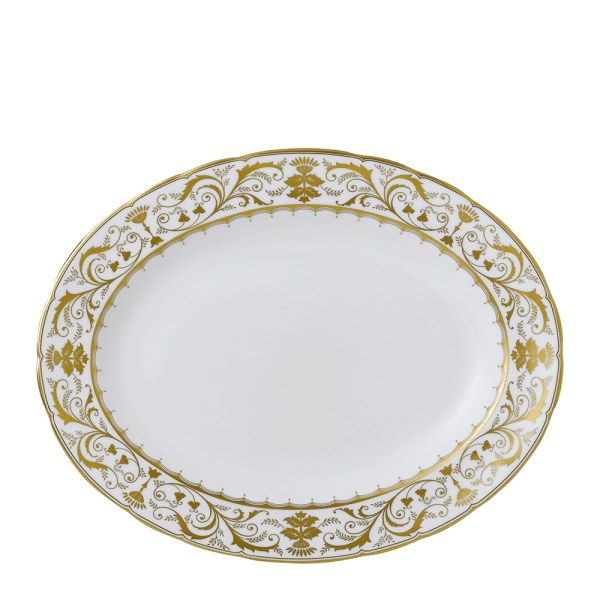 Darley Abbey White Fine Bone China Oval Platter